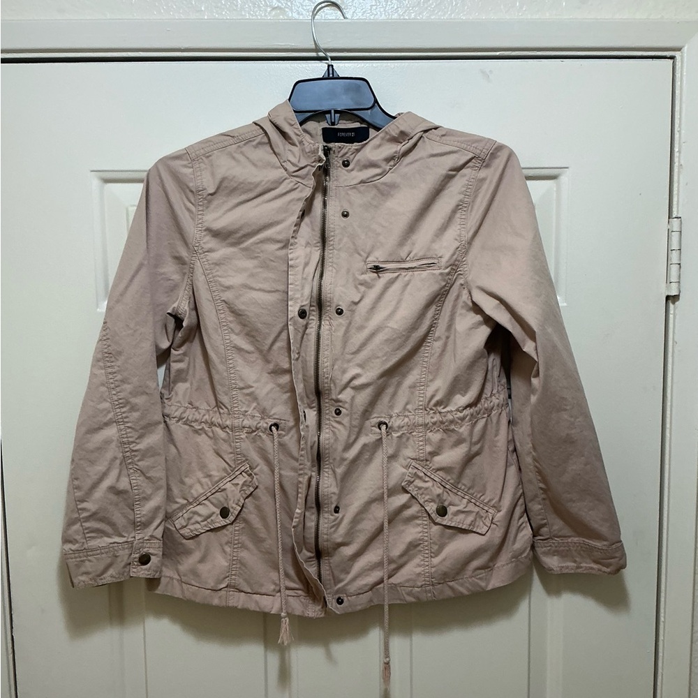 Forever 21 Beige Utility Jacket